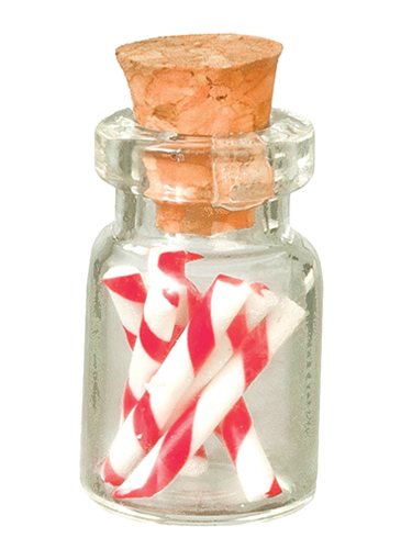 Candy Cane Jar